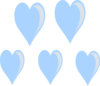 Heart Raindrops Clip Art