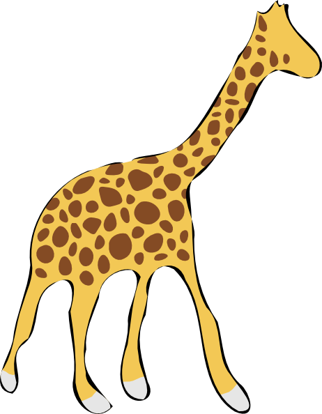 Giraffe Clip Art at Clker.com - vector clip art online, royalty free ...