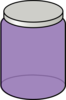 Purple Jar Clip Art