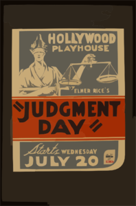 Elmer Rice S  Judgement Day  Clip Art