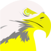 Florescent Green Eagle Clip Art