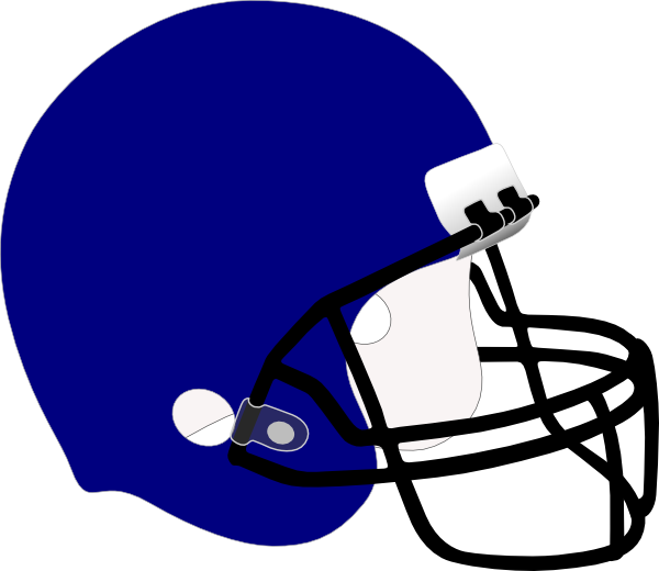 Blue Football Helmet Clip Art at vector clip art online