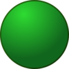 Round Green Clip Art