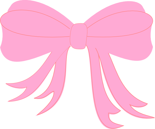 Download Pink Bow Clip Art at Clker.com - vector clip art online ...