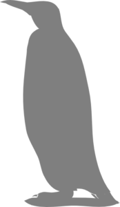 Penguin Shadow Clip Art