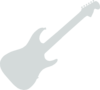 Grey Guitar Clip Art