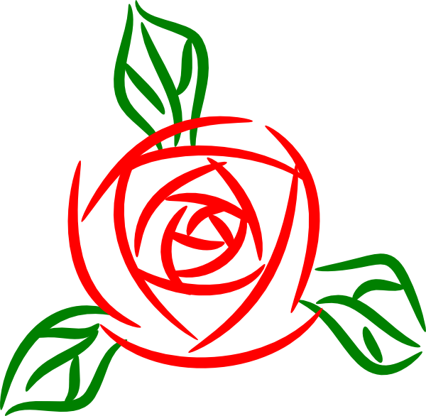 Download Rose Clip Art at Clker.com - vector clip art online ...