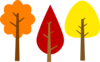 Fall Trees Clip Art