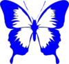 Blue Butterfly Clip Art