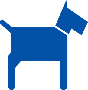 Blue Dog Clip Art