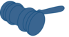 Hammer Judge Blue Clip Art