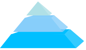 Pyramid 3 Blocks Clip Art