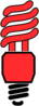 Energy Saving Red Clip Art