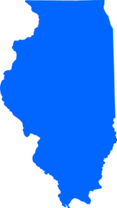 Blue Illinois Clip Art