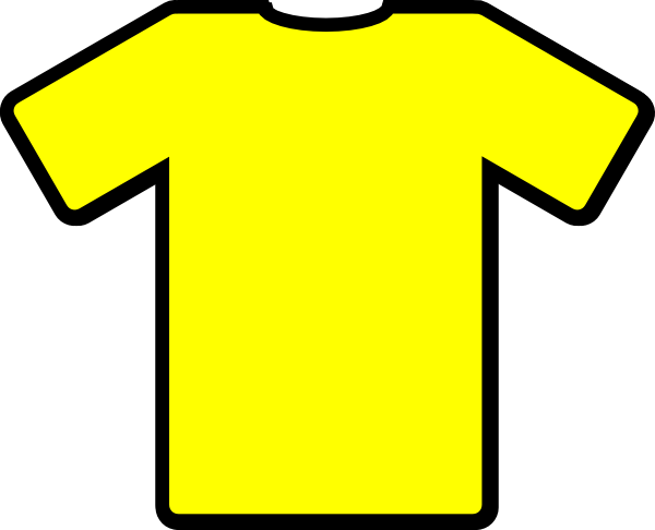 Yellow Tshirt Clip Art at Clker com vector clip art 