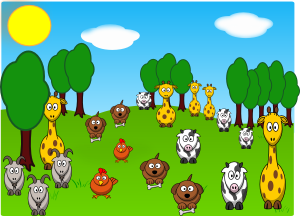 Cute Animal Farm Clip Art at Clker.com - vector clip art online