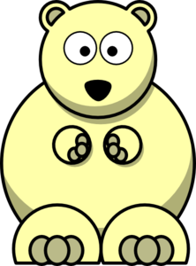 Yellow Bear Clip Art