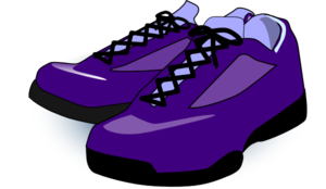 Purple Shoes Clip Art