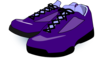 Purple Shoes Clip Art