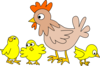 Chicken And Chicks Clip Art