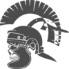 Roman Gladiator Skull Clip Art