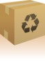 Box With Recycling Symbol Clip Art