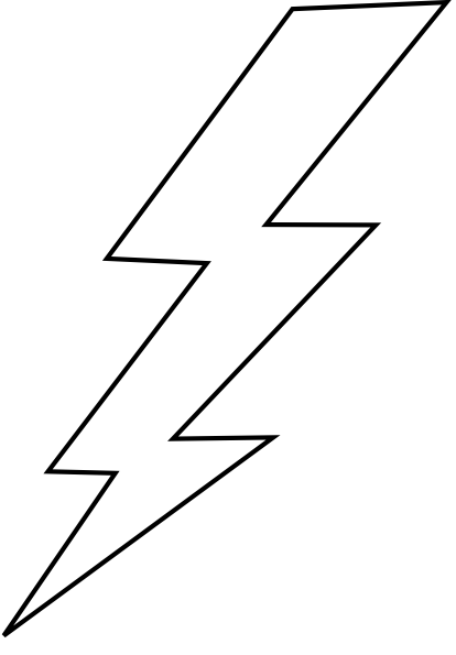 Lightning Bolt Clip Art at Clker.com - vector clip art online, royalty