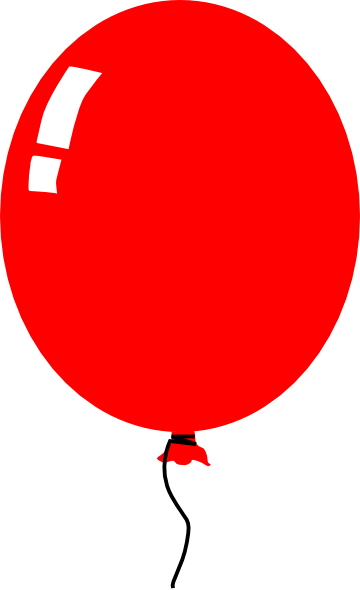 Red Balloon Clip Art at Clker.com - vector clip art online, royalty ...