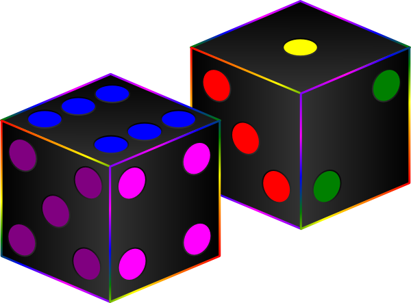 green dice clipart - photo #33