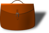 Leather Briefcase Clip Art