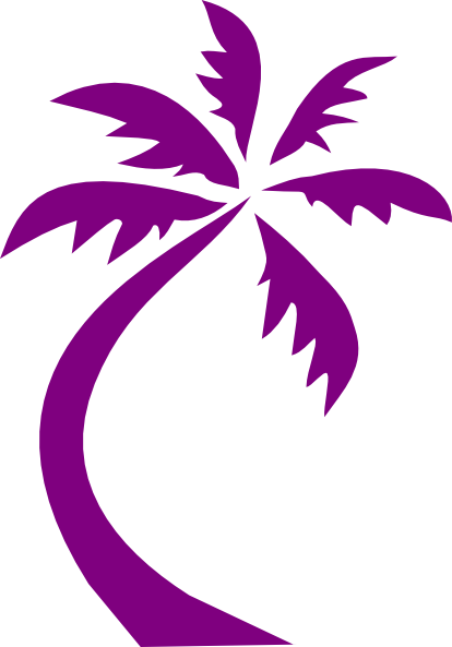 Palm Tree Curved Clip Art at Clker.com - vector clip art online