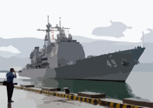 The Guided Missile Cruiser Uss Vincennes (cg 49) Arrives For The Week-long Brunei Phase, Of Exercise Cooperation Afloat Readiness And Training (carat) Clip Art