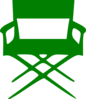 Director S Chair Green Clip Art