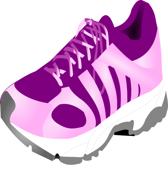 Running Shoe Clip Art at Clker.com - vector clip art online, royalty ...