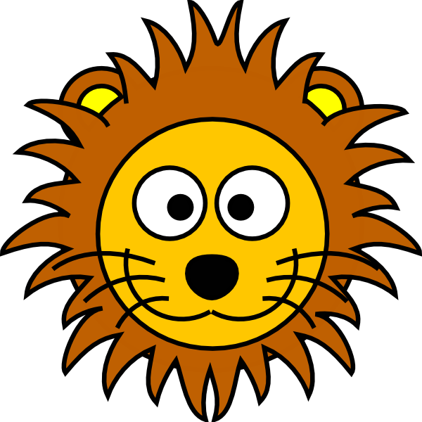 Cartoon Golden Lion 2 Clip Art at Clker.com - vector clip art online