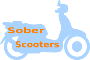 Sober Scooters Logo Clip Art