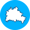 Berlin Pixel Map Clip Art
