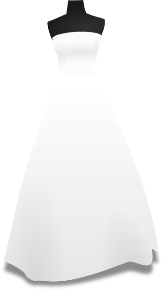 Wedding Bride Dress Clip Art at Clker.com - vector clip art online