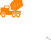 Orange Cement Truck Clip Art