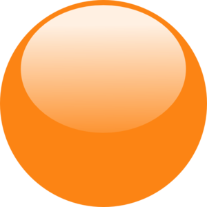Bubble Orange Dark Clip Art