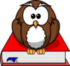 Smart Owl Clip Art