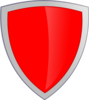 Red Security Shield Clip Art