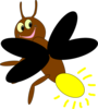 Brown Firefly 1 Clip Art