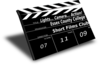 The View Launch Clapper Board Clip Art