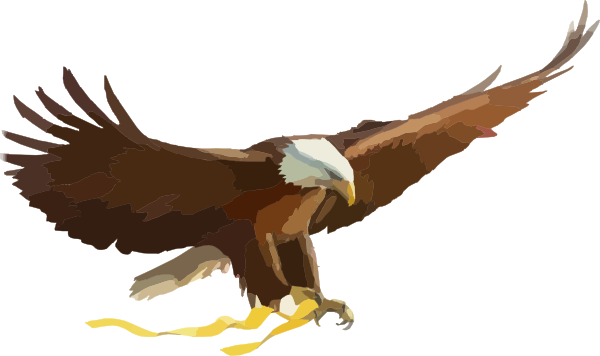 Soaring Eagle Large Clip Art at Clker.com - vector clip art online