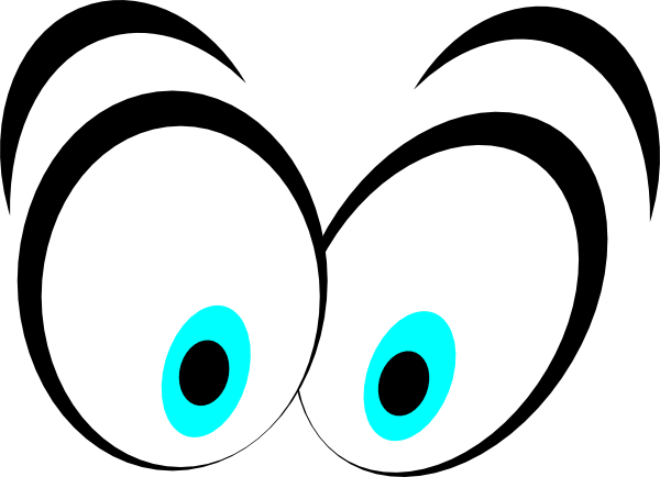 eyes looking down clipart - photo #8