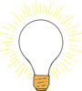 Clear Lightbulb Clip Art