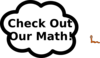 Check Out Math Clip Art