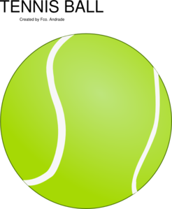 Tennisballa Clip Art