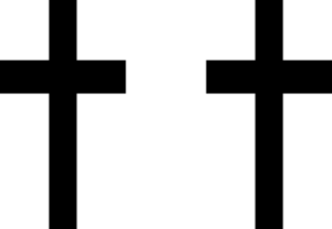 Black Crosses Clip Art